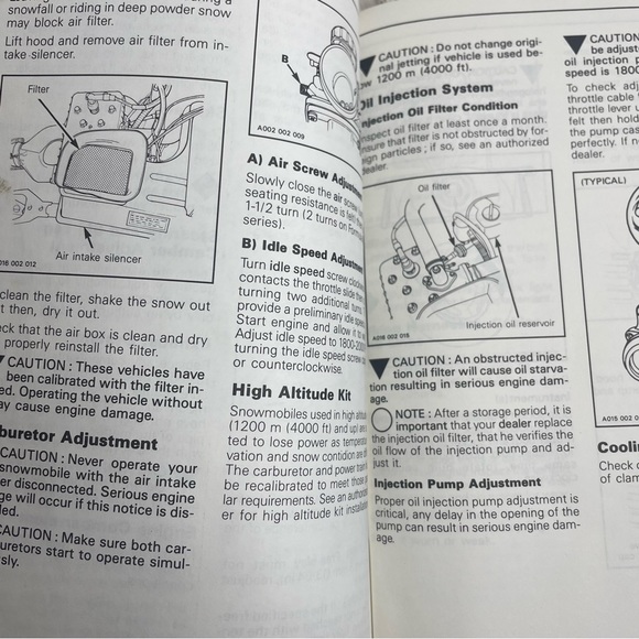 1991 Bombardier Skidoo Formula MX, Plus, Mach Operators Manual Snowmobile - Picture 6 of 8